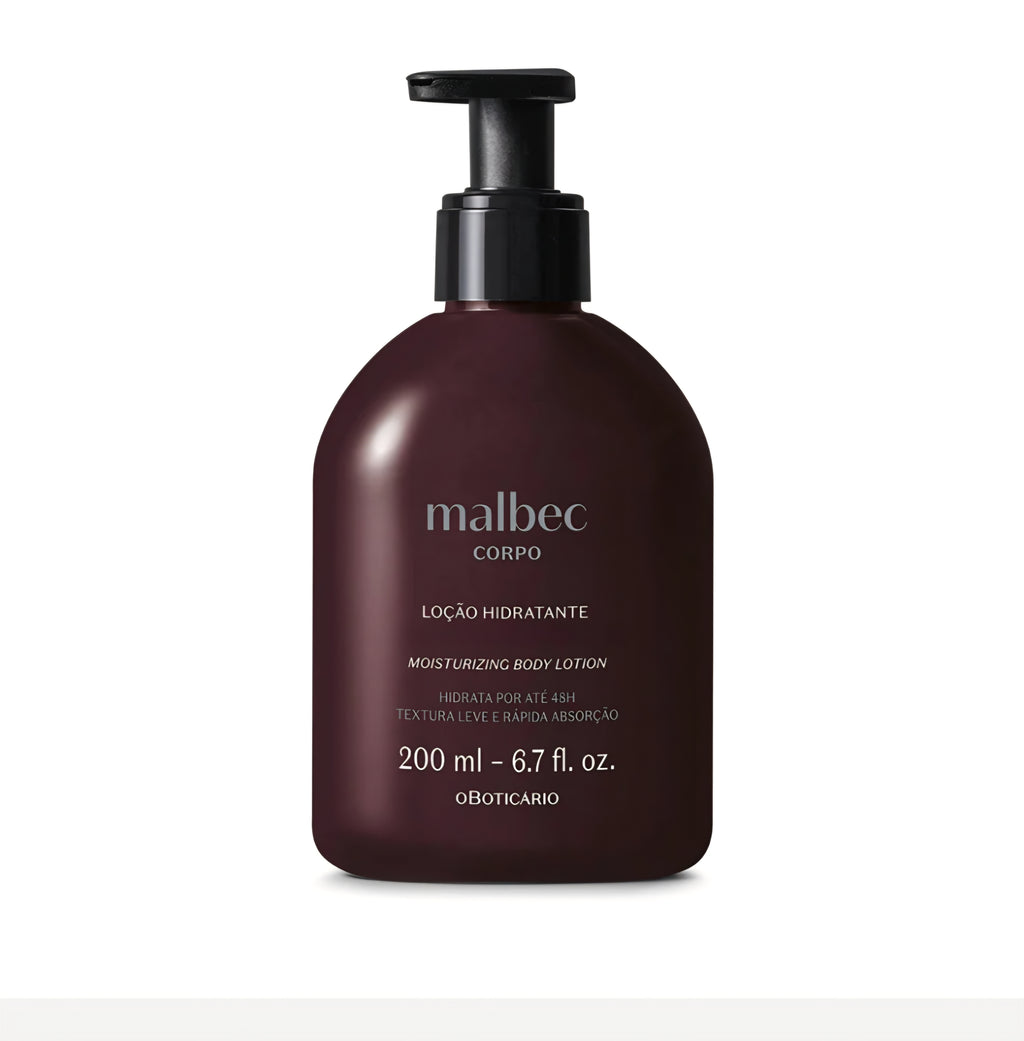 Loção hidratante Corporal Malbec  200ml