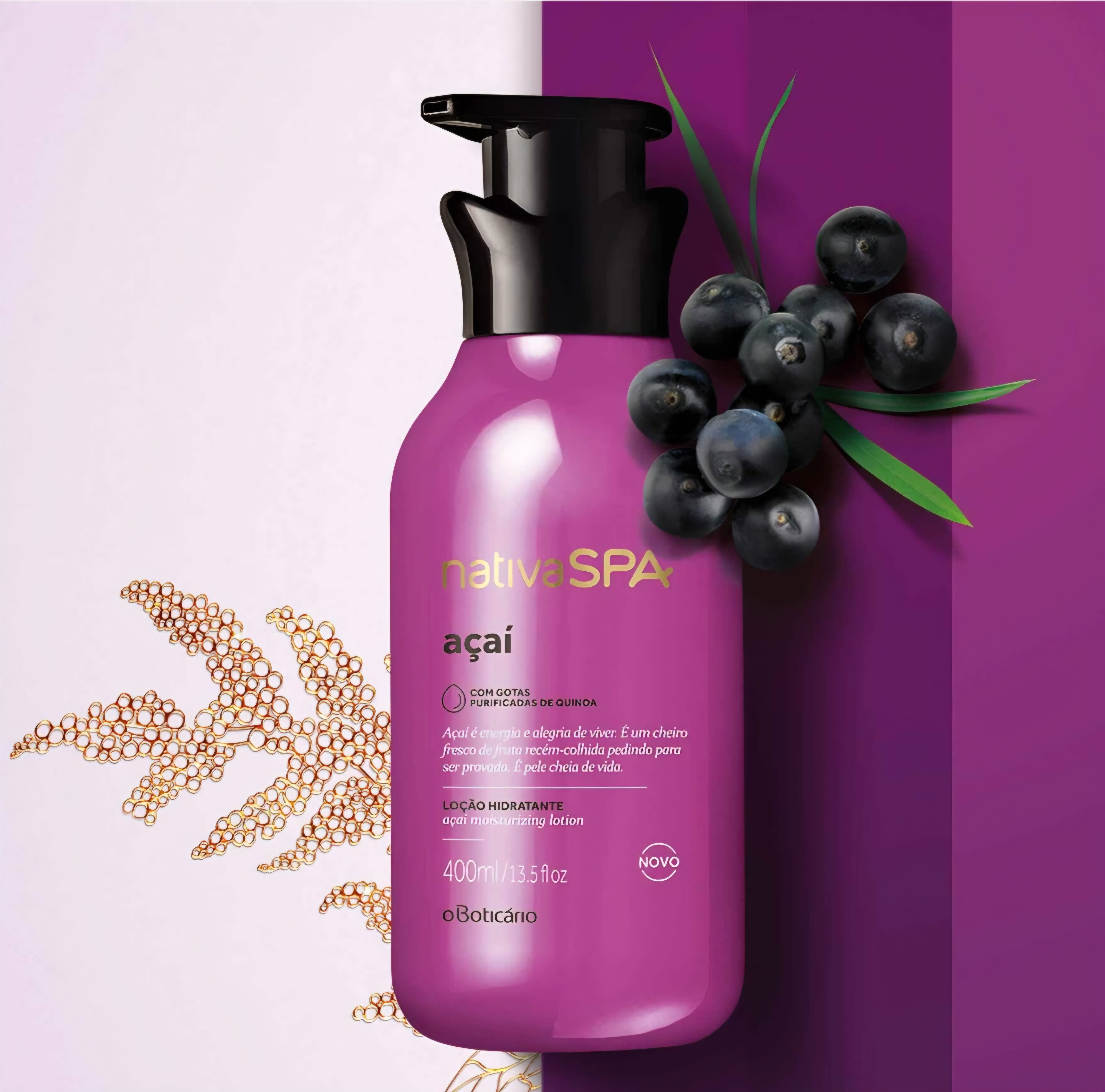 Crema corpo açai 400ml