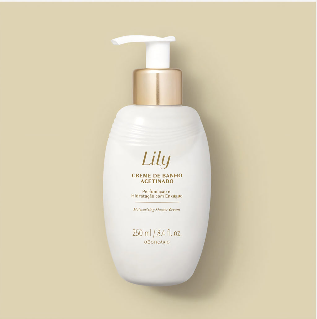 Creme de Banho Acetinado Lily, 250ml